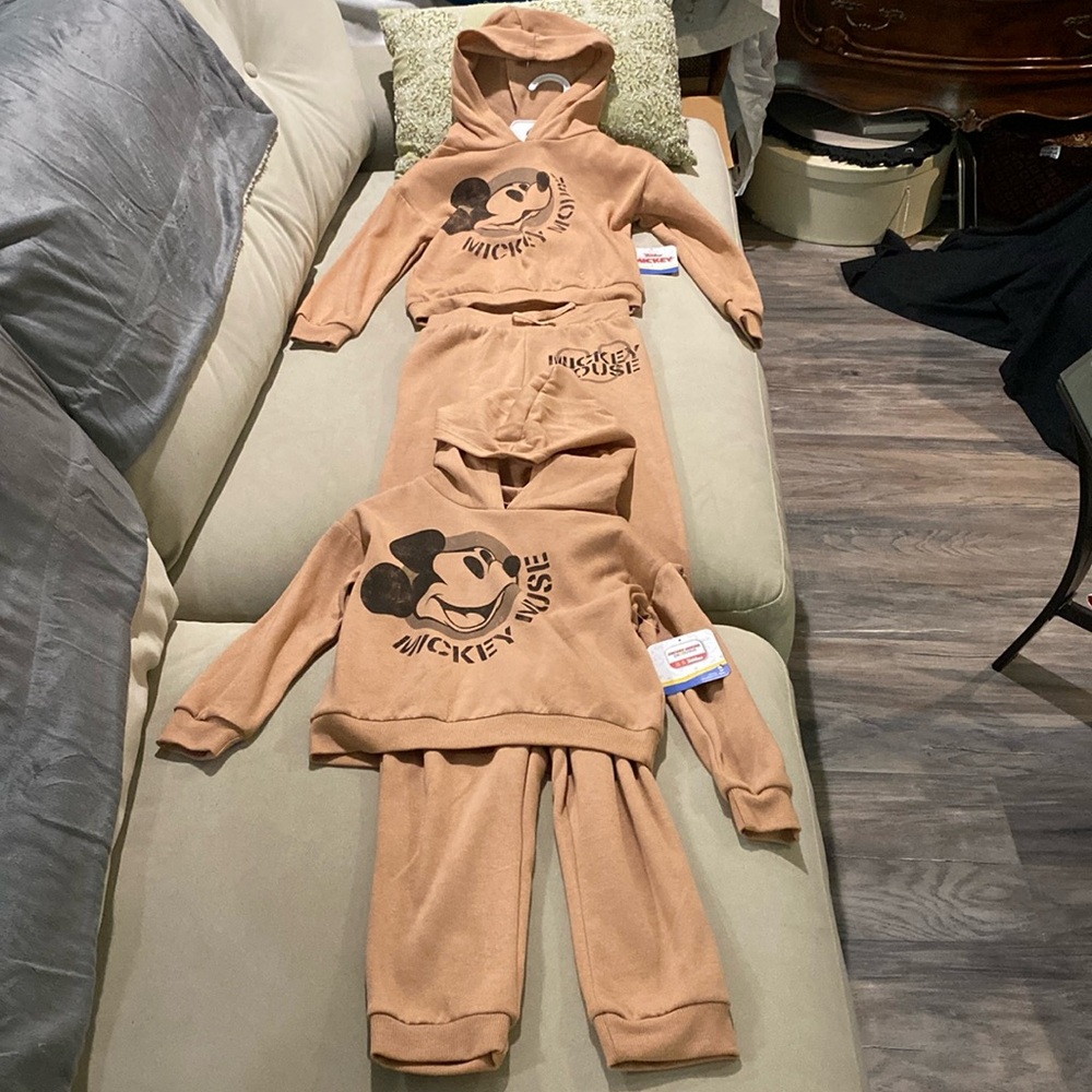 NWT Mickey Mouse 2 pc. sweatshirt & sweatpants